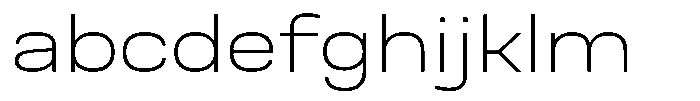 Nope Extra Light Wide FONT
