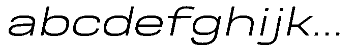 Nope Light Expanded Italic FONT