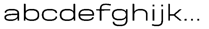 Nope Light Expanded FONT