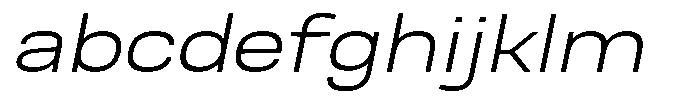 Nope Light Wide Italic FONT