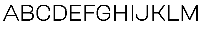 Nope Light Font UPPERCASE