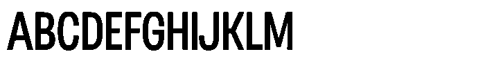Nope Medium Condensed Font UPPERCASE