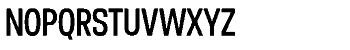 Nope Medium Condensed Font UPPERCASE