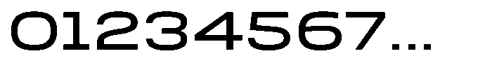 Nope Medium Expanded Font OTHER CHARS