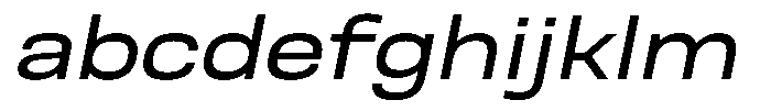 Nope Medium Wide Italic FONT