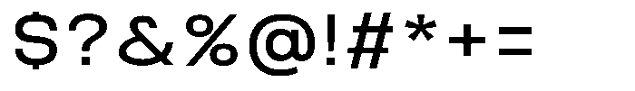 Nope Medium Font OTHER CHARS