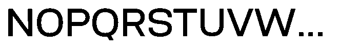 Nope Medium Font UPPERCASE