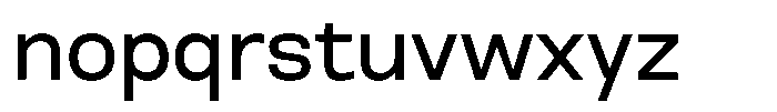 Nope Medium Font LOWERCASE