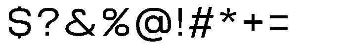 Nope Regular Font OTHER CHARS