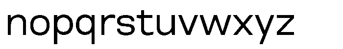 Nope Regular Font LOWERCASE