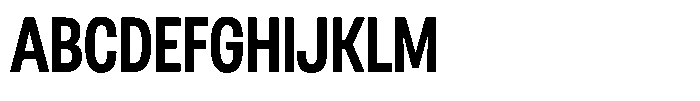 Nope Semi Bold Condensed Font UPPERCASE