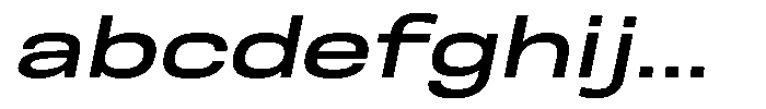 Nope Semi Bold Expanded Italic FONT