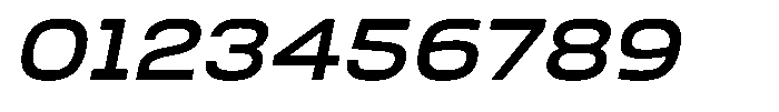 Nope Semi Bold Wide Italic Font OTHER CHARS