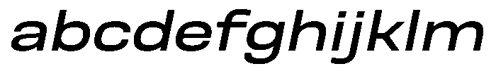 Nope Semi Bold Wide Italic FONT