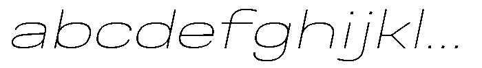 Nope Thin Expanded Italic FONT