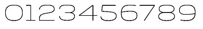 Nope Thin Expanded Font OTHER CHARS