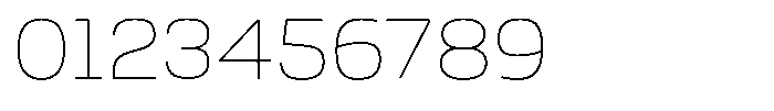 Nope Thin Font OTHER CHARS