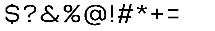 Nope VR Regular Font OTHER CHARS