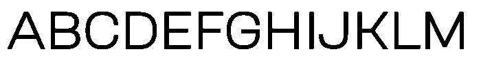 Nope VR Regular Font UPPERCASE