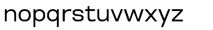 Nope VR Regular Font LOWERCASE