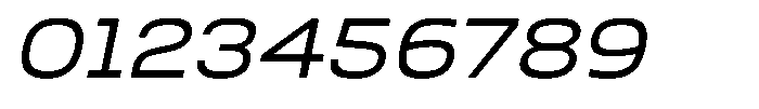 Nope Wide Italic Font OTHER CHARS