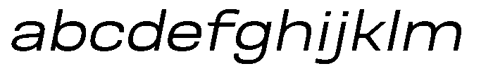 Nope Wide Italic FONT