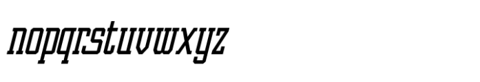 Nopsan Italic Font LOWERCASE