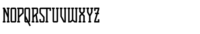 Nopsan Regular Font UPPERCASE