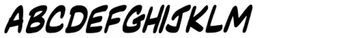 NorB Bop Bold Italic Font LOWERCASE