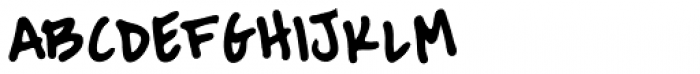 NorB Croquis Bold Italic Oblique Font UPPERCASE