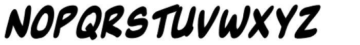 NorB Marker Bold Italic Font UPPERCASE
