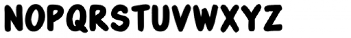 NorB Pen Heavy Font LOWERCASE