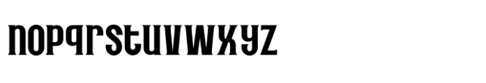 Nora Fields Regular Font LOWERCASE