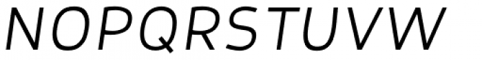 Nora Grotesque Regular Oblique Font UPPERCASE