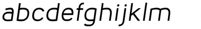 Nora Grotesque Regular Oblique Font LOWERCASE