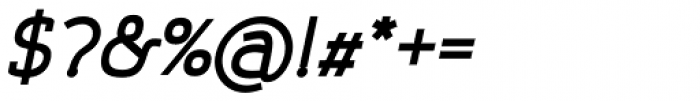 Nora Slab Black Oblique Font OTHER CHARS