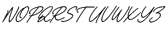 Norayne Adriella Italic Font UPPERCASE