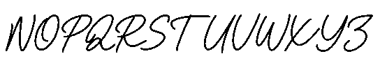 Norayne Adriella Regular Font UPPERCASE