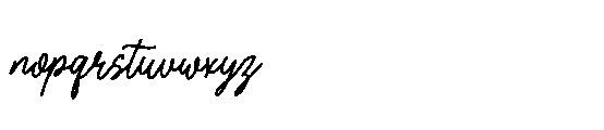 Norayne Adriella Regular Font LOWERCASE