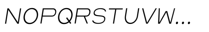 Nord Display Thin Italic Font UPPERCASE