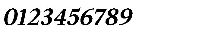 Nordel Italic Bold Font OTHER CHARS