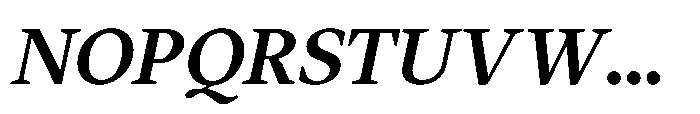 Nordel Italic Bold Font UPPERCASE