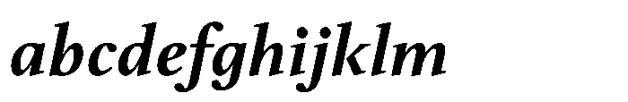 Nordel Italic Bold FONT