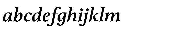Nordel Italic Semi Bold FONT