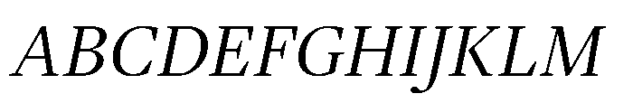 Nordel Italic Font UPPERCASE