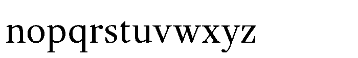 Nordel Regular Font LOWERCASE