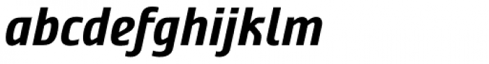 Nordic Narrow Pro Bold Italic Font LOWERCASE