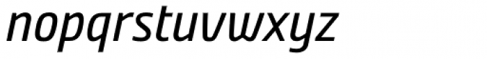 Nordic Narrow Pro Italic Font LOWERCASE
