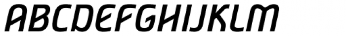 Nordic Narrow Pro SemiBold Italic Font UPPERCASE