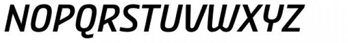 Nordic Narrow Pro SemiBold Italic Font UPPERCASE